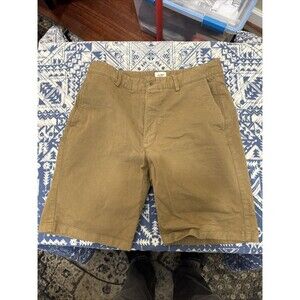 Flint And Tinder Shorts 31 Men’s 365 Stretch Cotton Twill Chino Dark Khaki 9”